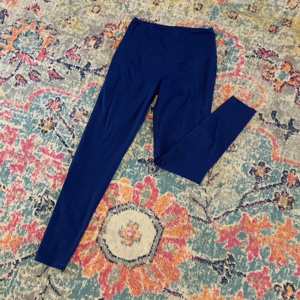 VICTORIA'S SECRET Sport Blue Skinny Yoga Pants M